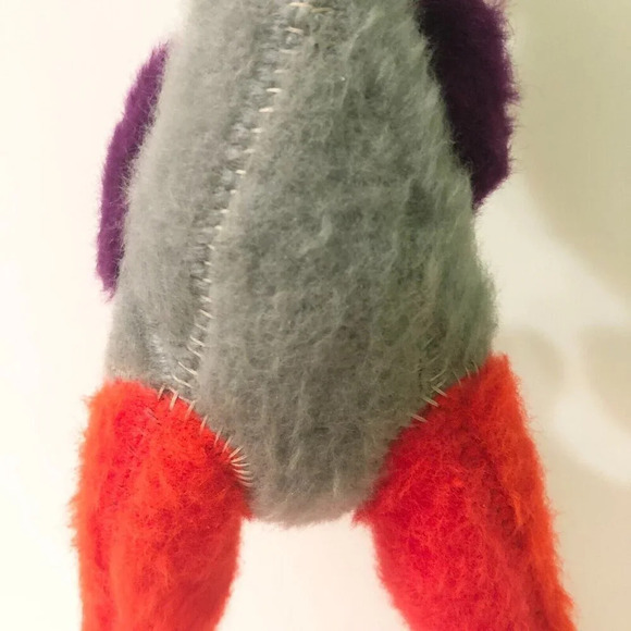 Vintage 1968 Road Runner Plush  Doll Mighty Star 15 Inch Tall - Picture 10 of 16